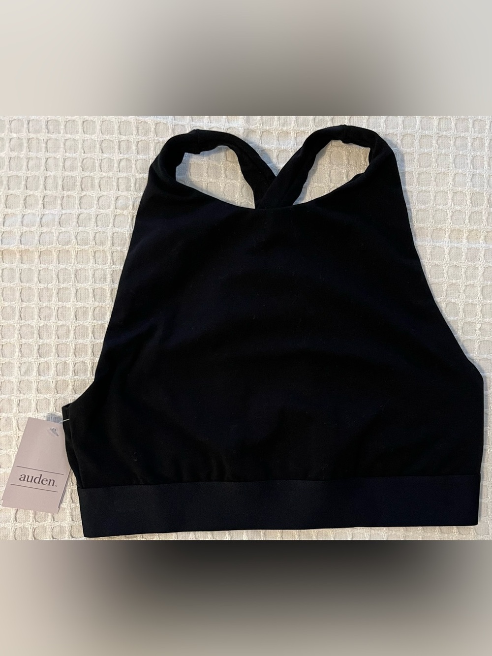 NWT Auden Black Cross-Back Bralette